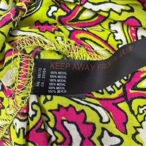 By Anthropologie Flounced Maxi Long Dress Citron Size XL - Picture 8 of 10